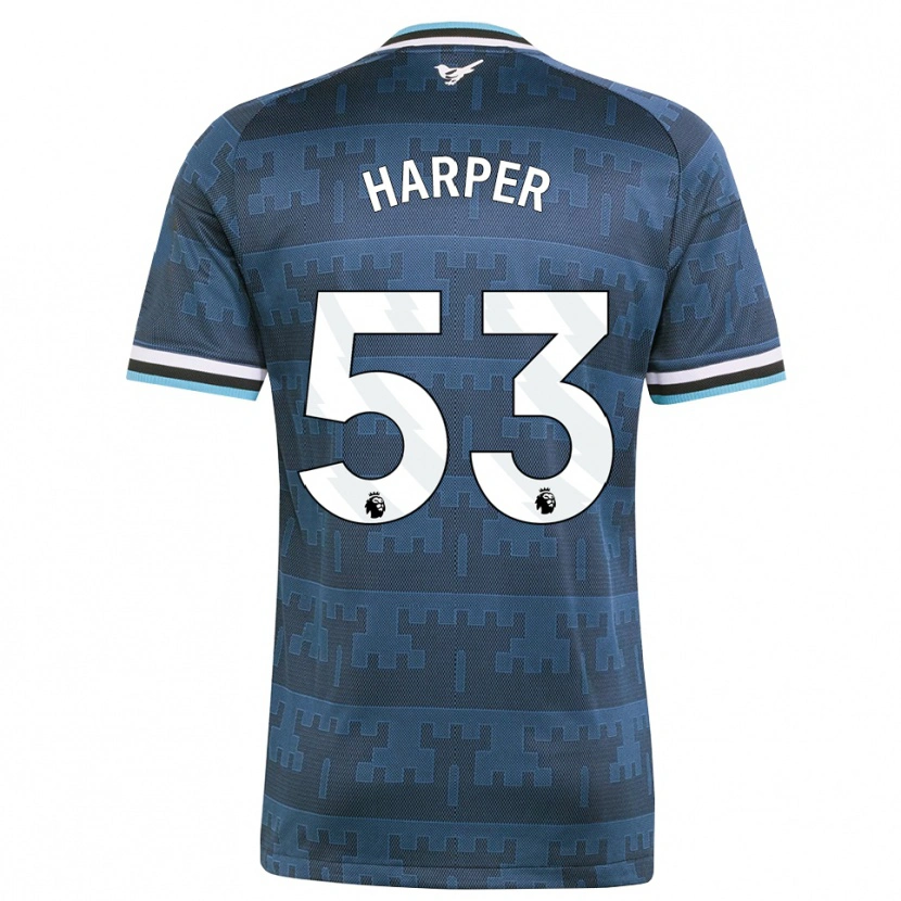 Danxen Enfant Maillot Fraser Harper #53 Jaune Noir Bleu Tenues Extérieur 2026/27 T-Shirt