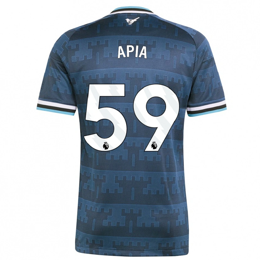 Danxen Enfant Maillot Aaron Epia #59 Jaune Noir Bleu Tenues Extérieur 2026/27 T-Shirt