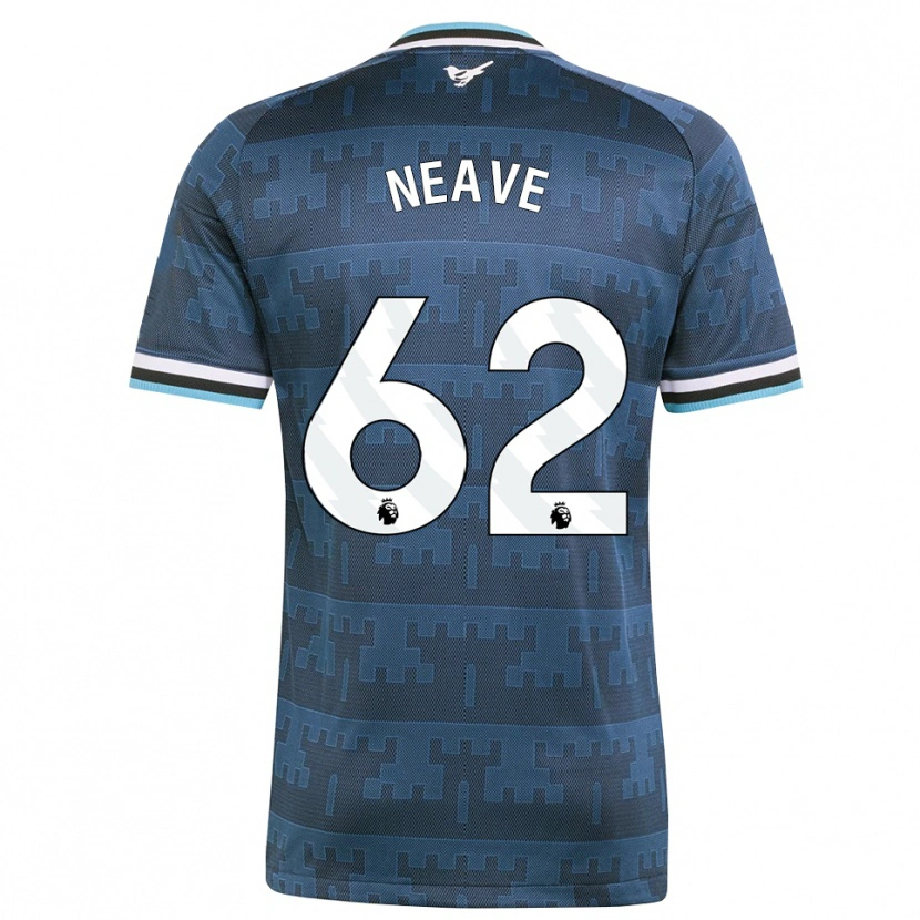 Danxen Enfant Maillot Sean Neave #62 Jaune Noir Bleu Tenues Extérieur 2026/27 T-Shirt