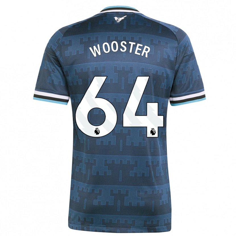 Danxen Enfant Maillot Kacey Wooster #64 Jaune Noir Bleu Tenues Extérieur 2026/27 T-Shirt