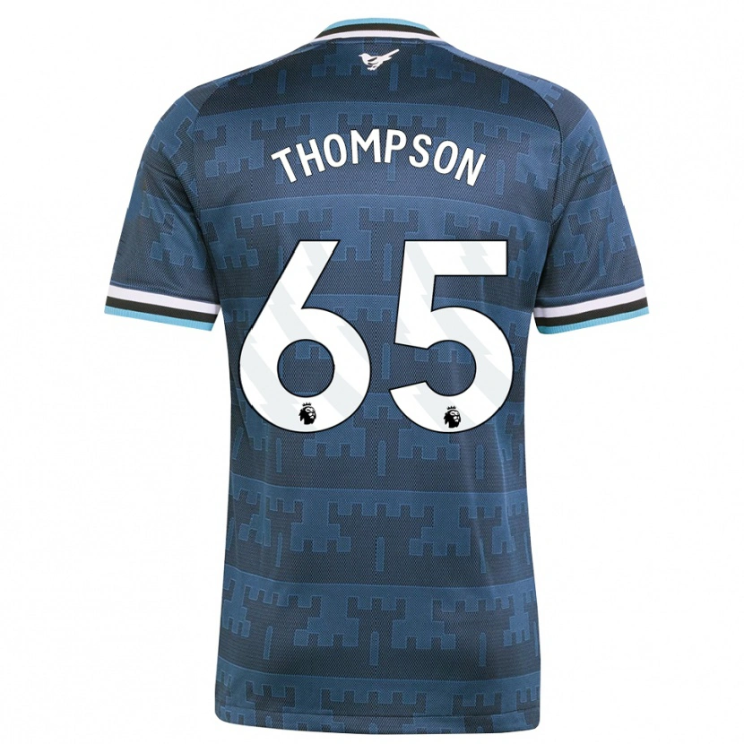 Danxen Enfant Maillot Ciaran Thompson #65 Jaune Noir Bleu Tenues Extérieur 2026/27 T-Shirt