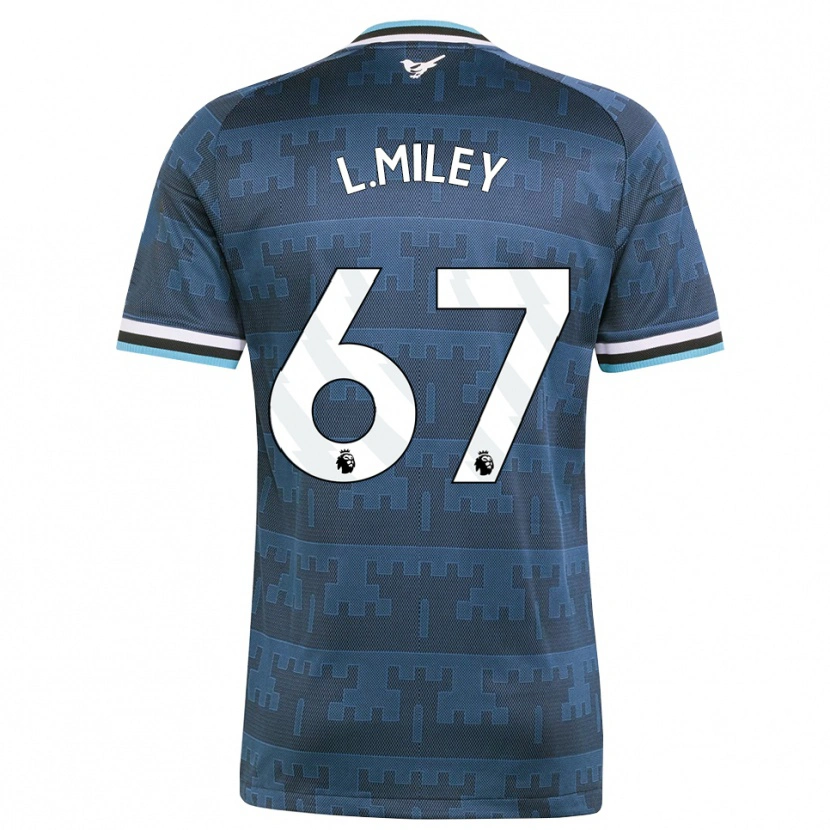 Danxen Enfant Maillot Lewis Miley #67 Jaune Noir Bleu Tenues Extérieur 2026/27 T-Shirt