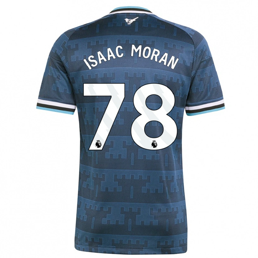 Danxen Enfant Maillot Isaac Moran #78 Jaune Noir Bleu Tenues Extérieur 2026/27 T-Shirt