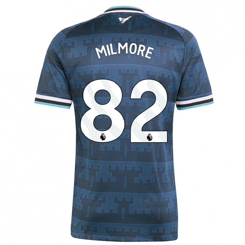 Danxen Enfant Maillot Carter Milmore #82 Jaune Noir Bleu Tenues Extérieur 2026/27 T-Shirt