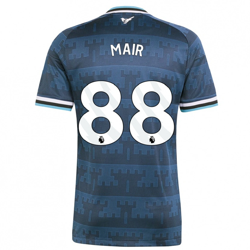 Danxen Enfant Maillot George Mair #88 Jaune Noir Bleu Tenues Extérieur 2026/27 T-Shirt