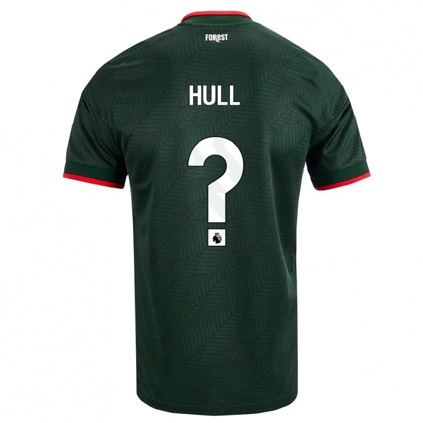 Danxen Enfant Maillot Ethan Hull #0 Vert Foncé Rouge Tenues Extérieur 2026/27 T-Shirt