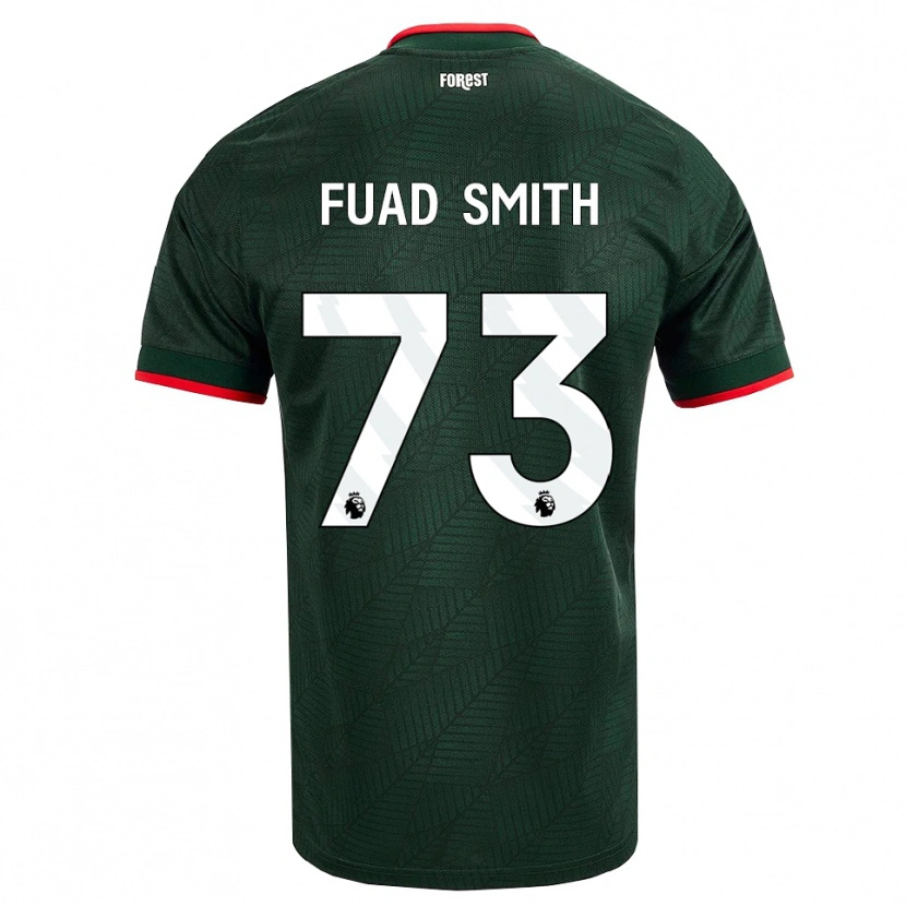 Danxen Enfant Maillot Fuad Smith #73 Vert Foncé Rouge Tenues Extérieur 2026/27 T-Shirt