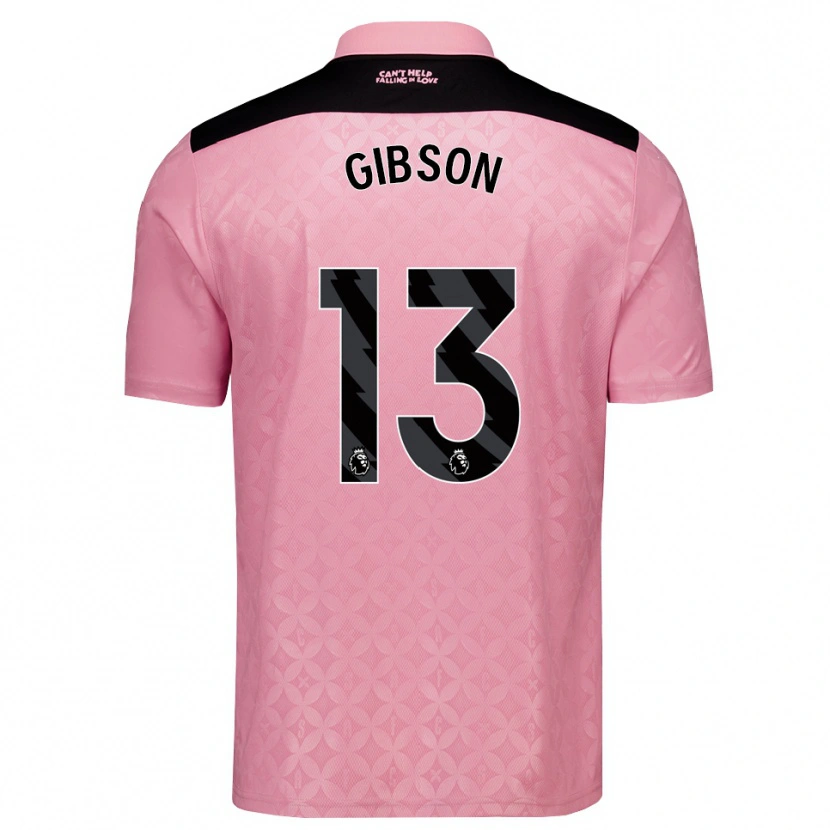 Danxen Enfant Maillot Lewie Gibson #13 Lightpink Noir Tenues Extérieur 2026/27 T-Shirt