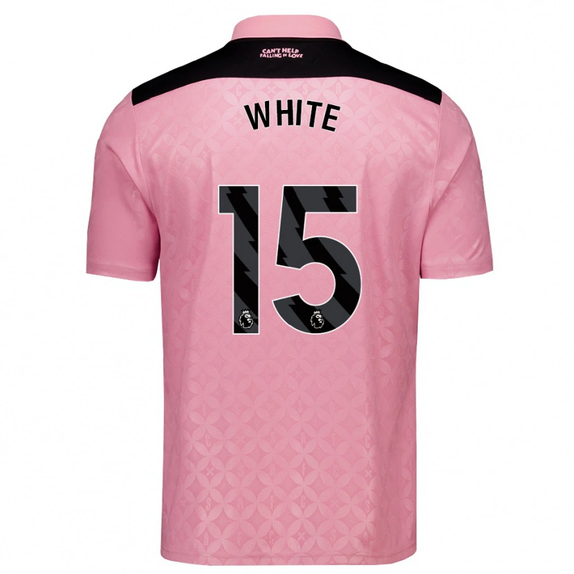 Danxen Enfant Maillot Noah White #15 Lightpink Noir Tenues Extérieur 2026/27 T-Shirt
