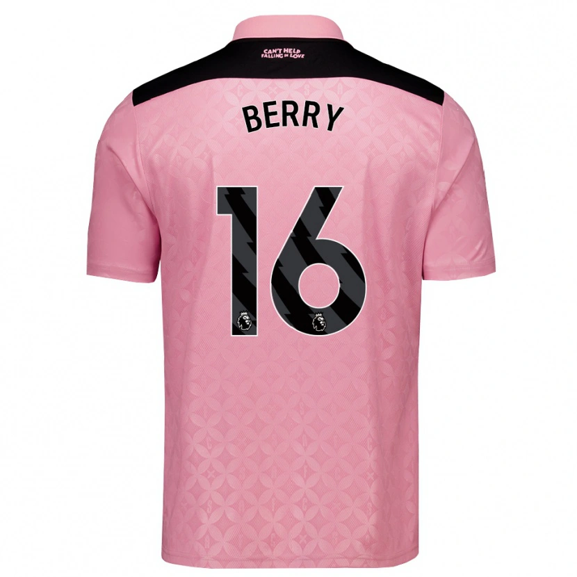 Danxen Enfant Maillot Ethan Berry #16 Lightpink Noir Tenues Extérieur 2026/27 T-Shirt