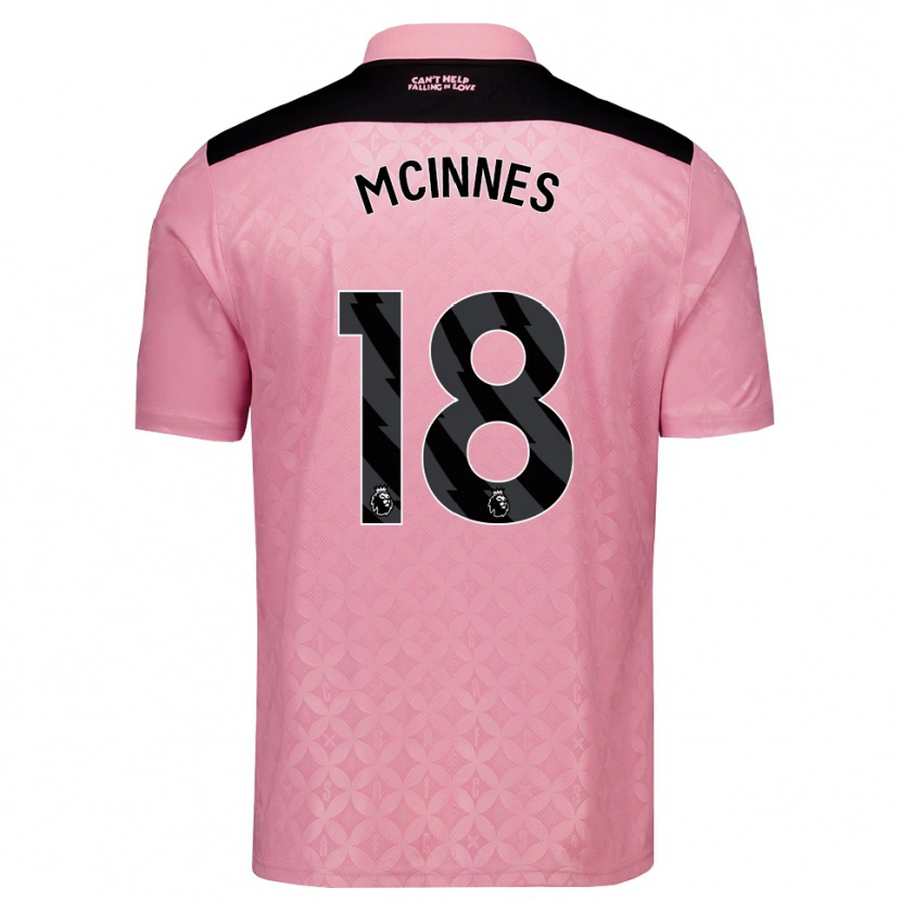 Danxen Enfant Maillot Libby Mcinnes #18 Lightpink Noir Tenues Extérieur 2026/27 T-Shirt