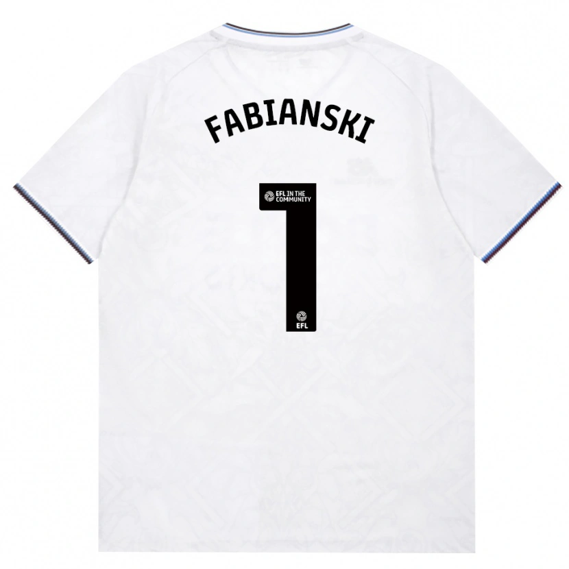 Danxen Enfant Maillot Lukasz Fabianski #1 Bourgogne Blanc Tenues Extérieur 2026/27 T-Shirt