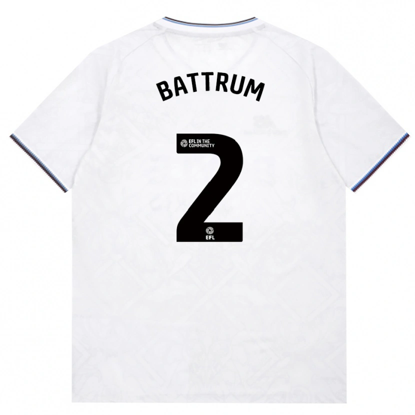Danxen Enfant Maillot Ryan Battrum #2 Bourgogne Blanc Tenues Extérieur 2026/27 T-Shirt
