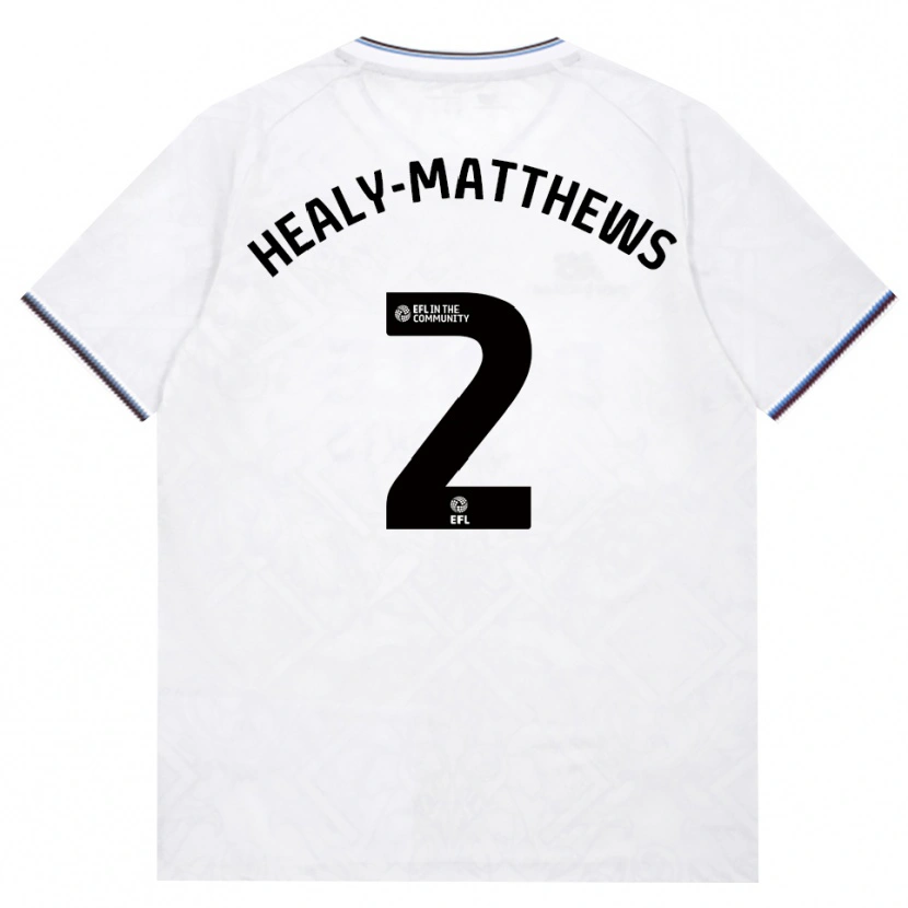 Danxen Enfant Maillot Kyle Healy-Matthews #2 Bourgogne Blanc Tenues Extérieur 2026/27 T-Shirt