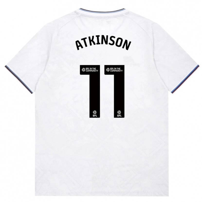 Danxen Enfant Maillot Izzy Atkinson #11 Bourgogne Blanc Tenues Extérieur 2026/27 T-Shirt