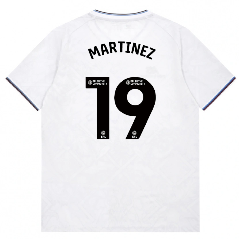 Danxen Enfant Maillot Shekiera Martinez #19 Bourgogne Blanc Tenues Extérieur 2026/27 T-Shirt