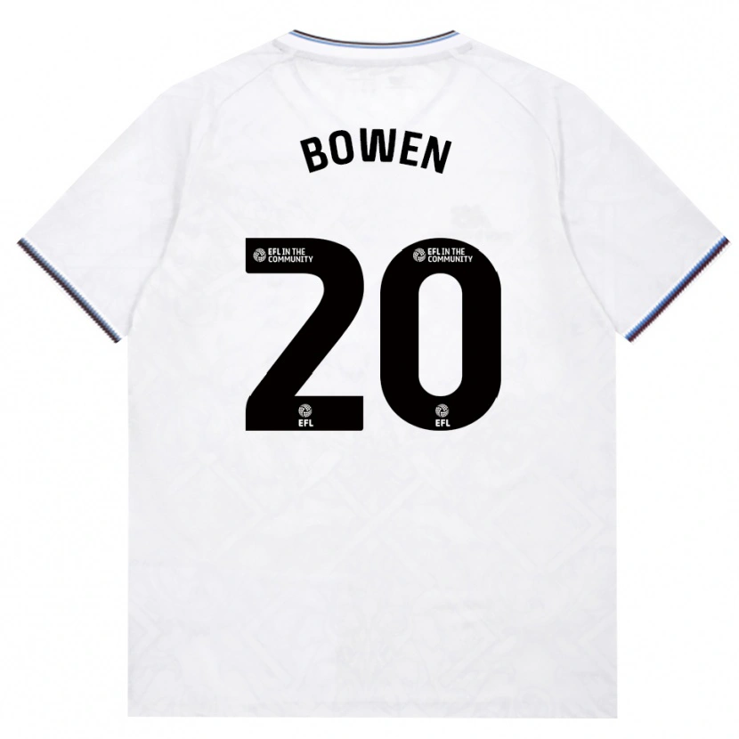 Danxen Enfant Maillot Jarrod Bowen #20 Bourgogne Blanc Tenues Extérieur 2026/27 T-Shirt