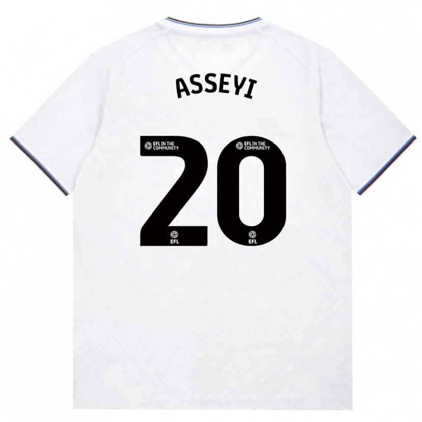 Danxen Enfant Maillot Viviane Asseyi #20 Bourgogne Blanc Tenues Extérieur 2026/27 T-Shirt