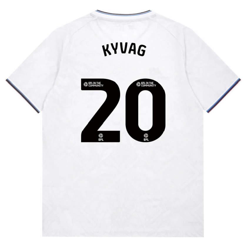 Danxen Enfant Maillot Thea Kyvag #20 Bourgogne Blanc Tenues Extérieur 2026/27 T-Shirt