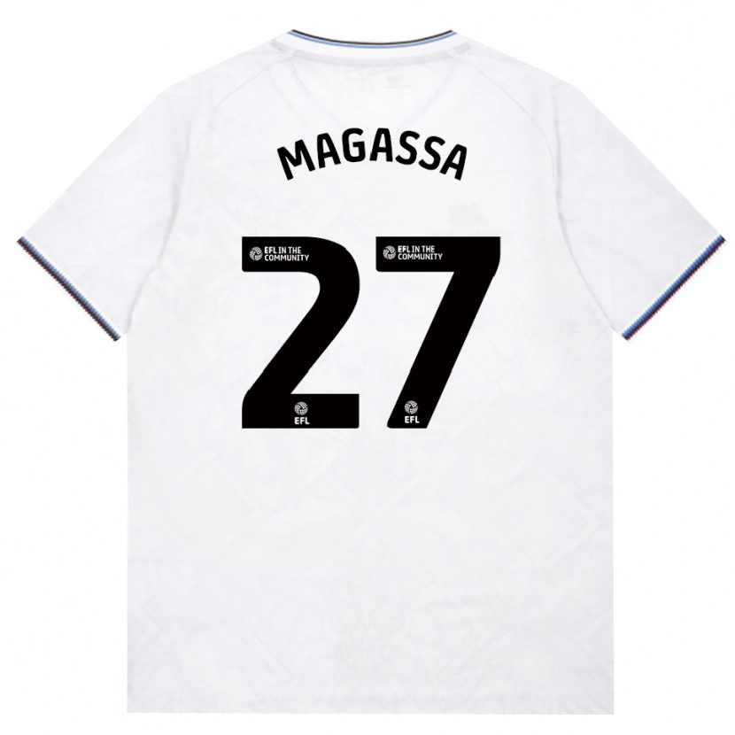 Danxen Enfant Maillot Soungoutou Magassa #27 Bourgogne Blanc Tenues Extérieur 2026/27 T-Shirt