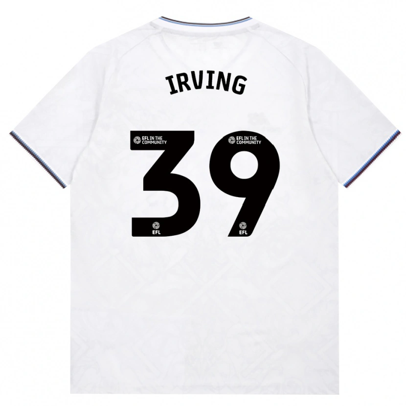Danxen Enfant Maillot Andy Irving #39 Bourgogne Blanc Tenues Extérieur 2026/27 T-Shirt