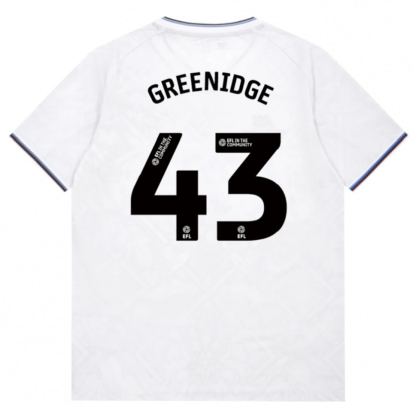 Danxen Enfant Maillot Will Greenidge #43 Bourgogne Blanc Tenues Extérieur 2026/27 T-Shirt