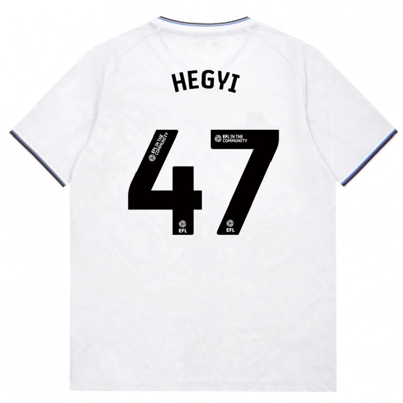 Danxen Enfant Maillot Krisztián Hegyi #47 Bourgogne Blanc Tenues Extérieur 2026/27 T-Shirt