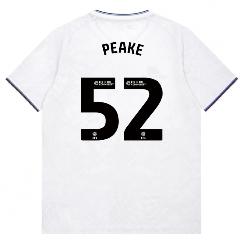 Danxen Enfant Maillot Lennon Peake #52 Bourgogne Blanc Tenues Extérieur 2026/27 T-Shirt
