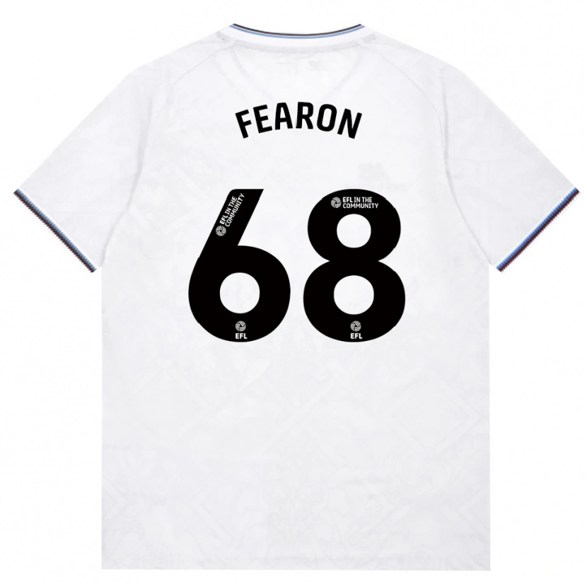 Danxen Enfant Maillot Preston Fearon #68 Bourgogne Blanc Tenues Extérieur 2026/27 T-Shirt