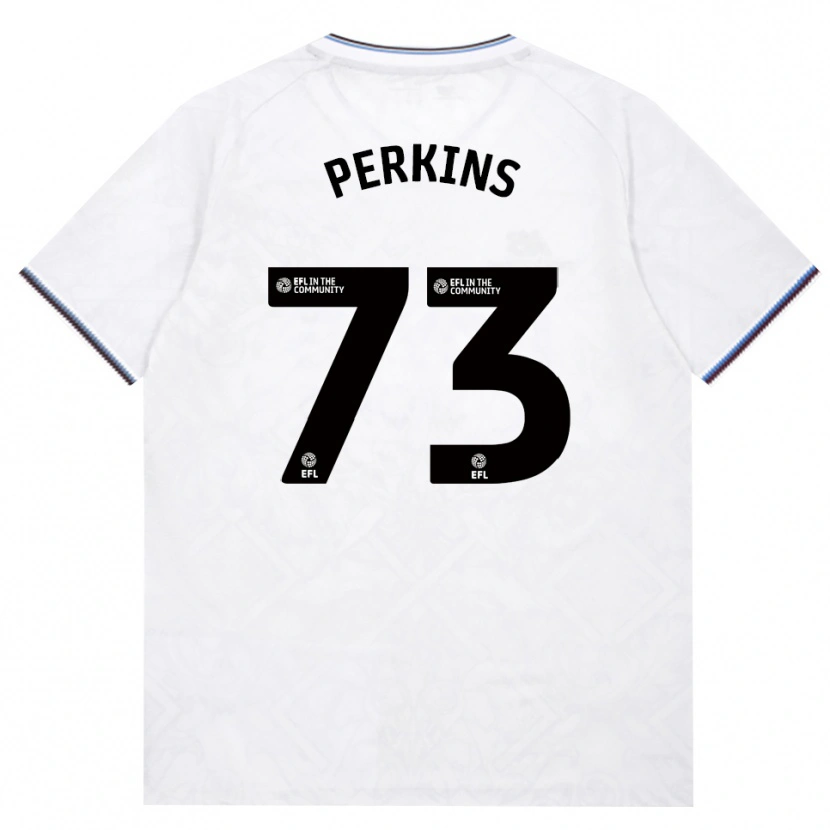 Danxen Enfant Maillot Vinnie Perkins #73 Bourgogne Blanc Tenues Extérieur 2026/27 T-Shirt