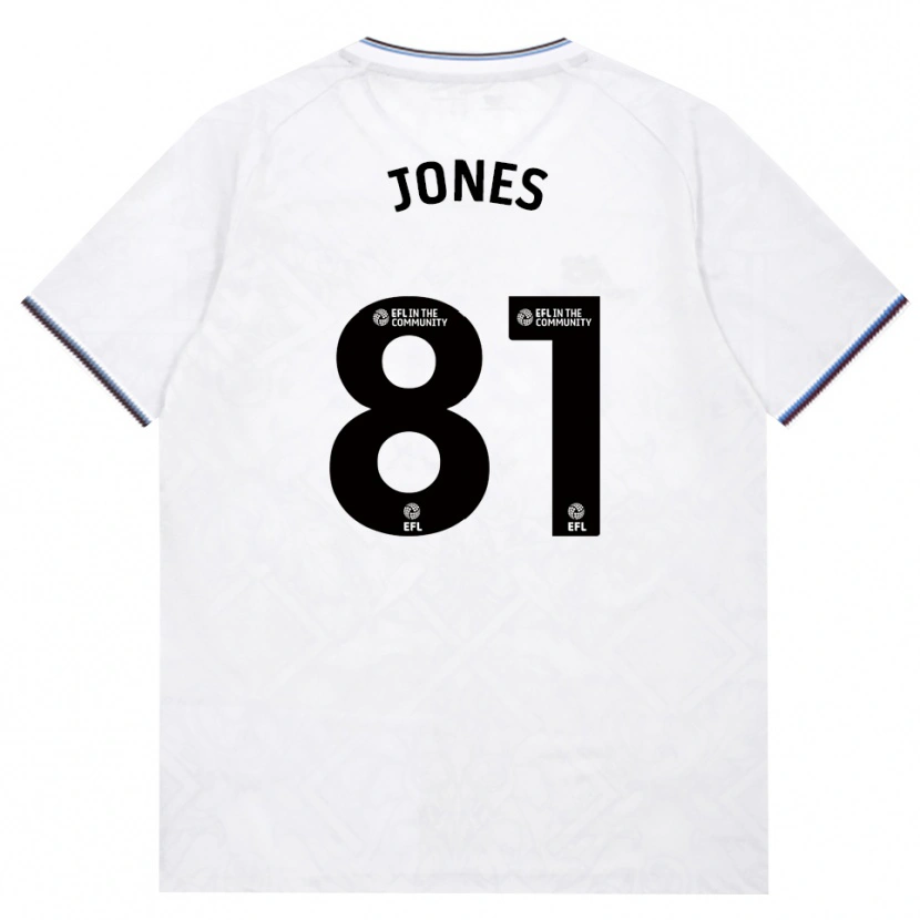 Danxen Enfant Maillot Liam Jones #81 Bourgogne Blanc Tenues Extérieur 2026/27 T-Shirt