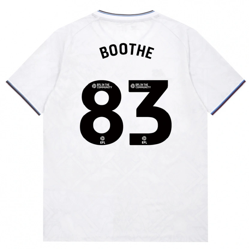Danxen Enfant Maillot Sebastian Boothe #83 Bourgogne Blanc Tenues Extérieur 2026/27 T-Shirt