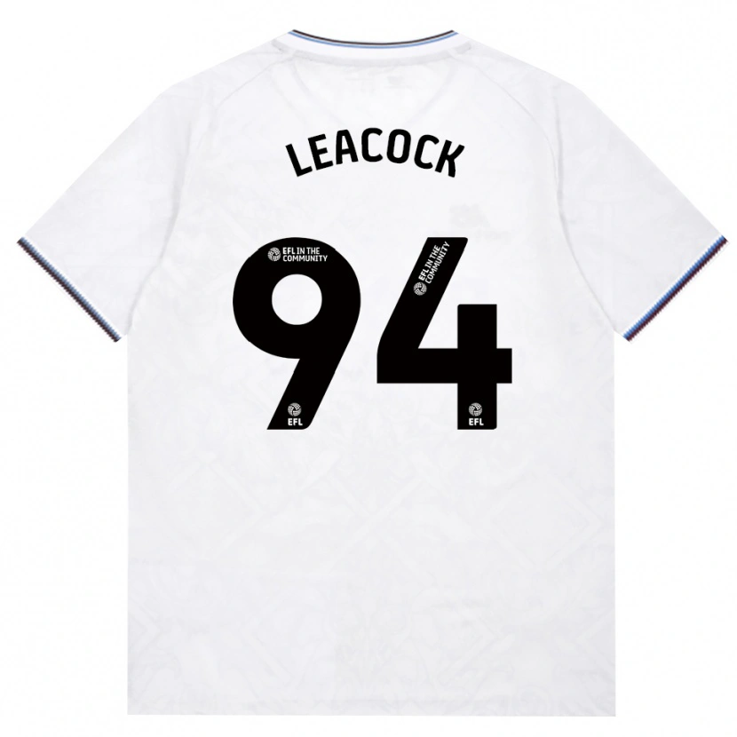Danxen Enfant Maillot Callum Leacock #94 Bourgogne Blanc Tenues Extérieur 2026/27 T-Shirt