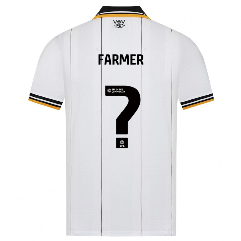 Danxen Enfant Maillot Owen Farmer #0 Orange Noir Blanc Tenues Extérieur 2026/27 T-Shirt