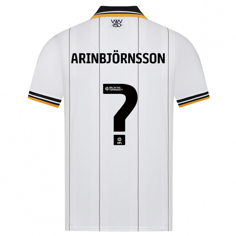 Danxen Enfant Maillot Pálmi Rafn Arinbjörnsson #0 Orange Noir Blanc Tenues Extérieur 2026/27 T-Shirt