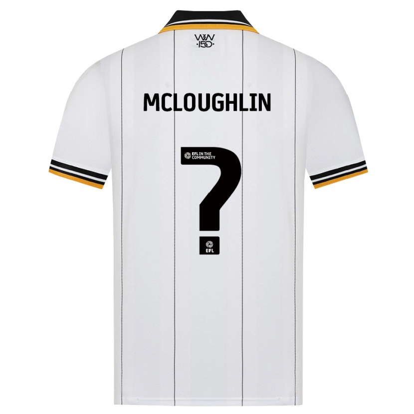 Danxen Enfant Maillot Lee Mcloughlin #0 Orange Noir Blanc Tenues Extérieur 2026/27 T-Shirt