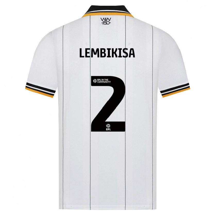 Danxen Enfant Maillot Dexter Lembikisa #2 Orange Noir Blanc Tenues Extérieur 2026/27 T-Shirt