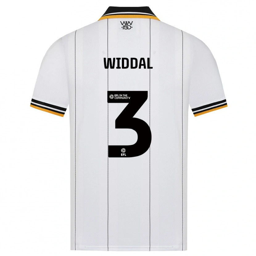 Danxen Enfant Maillot Natalie Widdal #3 Orange Noir Blanc Tenues Extérieur 2026/27 T-Shirt