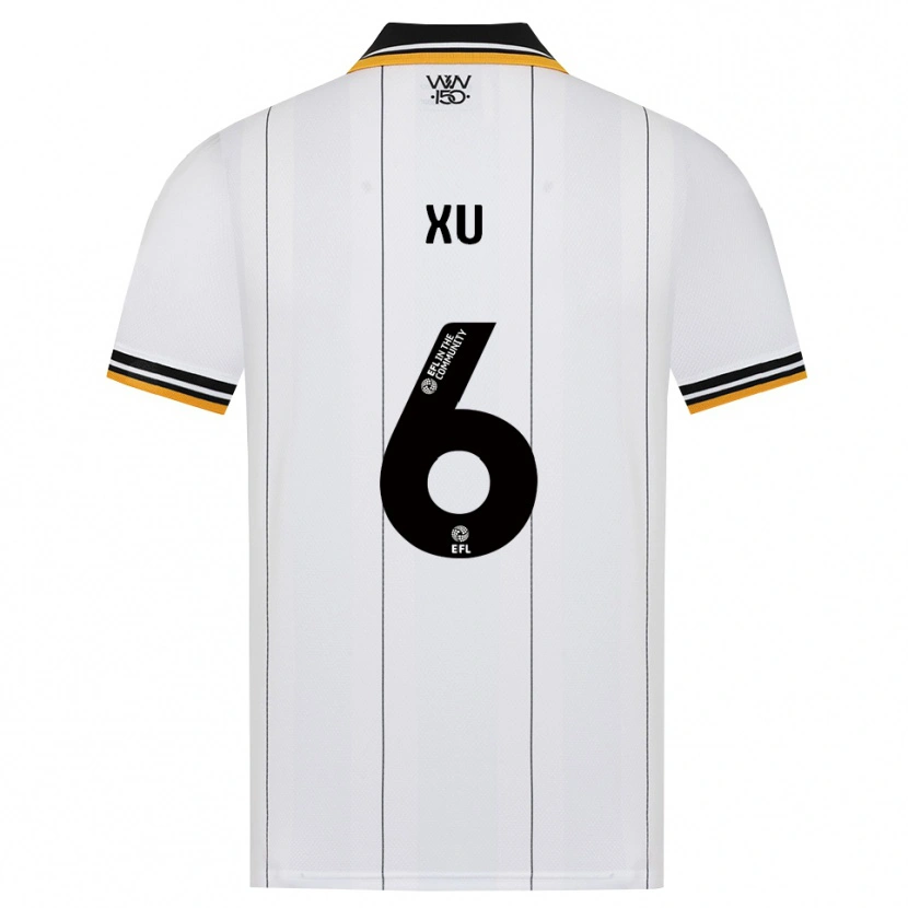 Danxen Enfant Maillot Bin Xu #6 Orange Noir Blanc Tenues Extérieur 2026/27 T-Shirt
