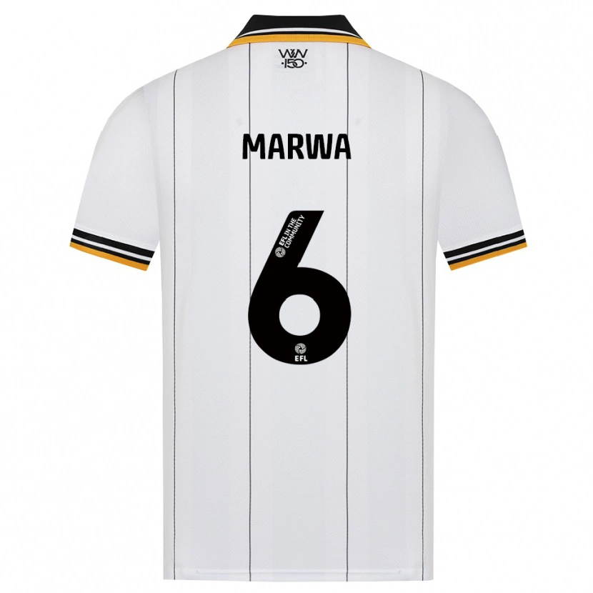 Danxen Enfant Maillot Bjørn Marwa #6 Orange Noir Blanc Tenues Extérieur 2026/27 T-Shirt