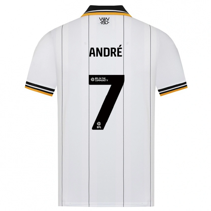 Danxen Enfant Maillot André Trindade Da Costa Neto #7 Orange Noir Blanc Tenues Extérieur 2026/27 T-Shirt