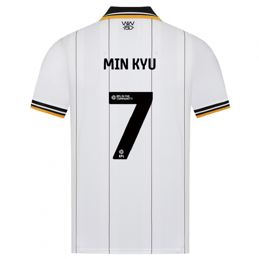 Danxen Enfant Maillot Min-Kyu Ji #7 Orange Noir Blanc Tenues Extérieur 2026/27 T-Shirt
