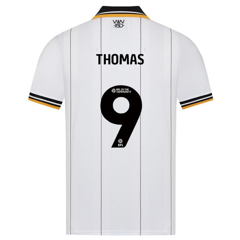 Danxen Enfant Maillot Kaream Thomas #9 Orange Noir Blanc Tenues Extérieur 2026/27 T-Shirt