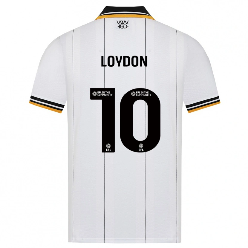 Danxen Enfant Maillot Abi Loydon #10 Orange Noir Blanc Tenues Extérieur 2026/27 T-Shirt