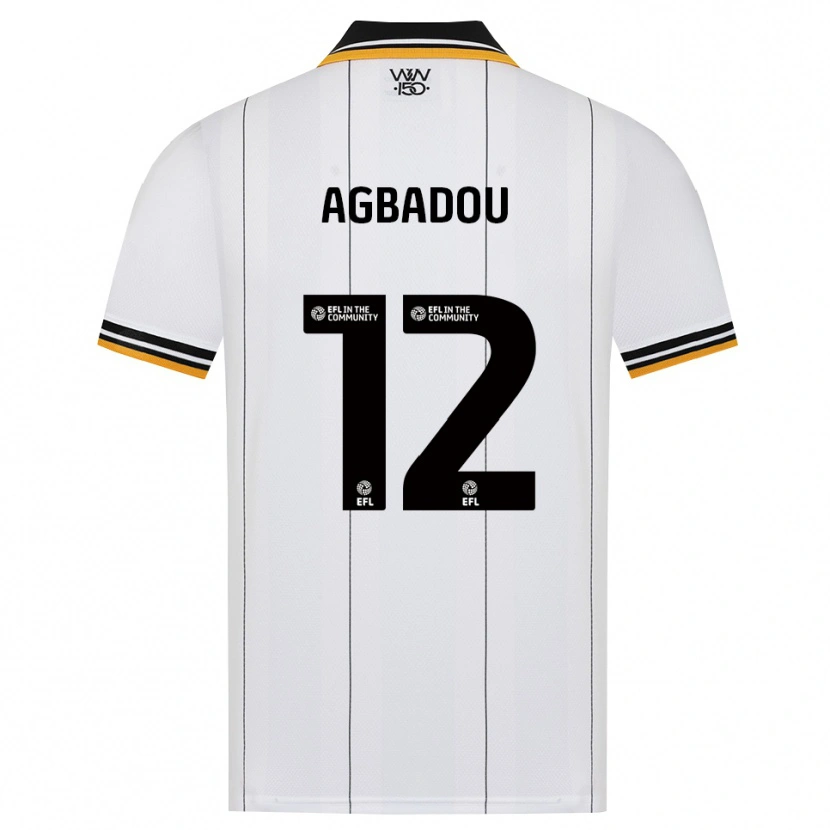 Danxen Enfant Maillot Emmanuel Agbadou #12 Orange Noir Blanc Tenues Extérieur 2026/27 T-Shirt