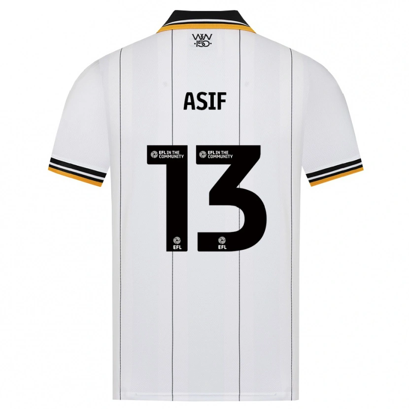 Danxen Enfant Maillot Dawood Asif #13 Orange Noir Blanc Tenues Extérieur 2026/27 T-Shirt