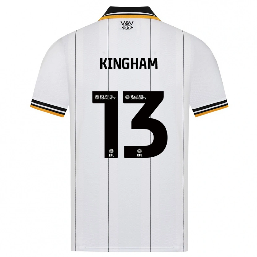 Danxen Enfant Maillot Joshua Kingham #13 Orange Noir Blanc Tenues Extérieur 2026/27 T-Shirt