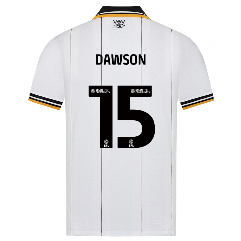 Danxen Enfant Maillot Craig Dawson #15 Orange Noir Blanc Tenues Extérieur 2026/27 T-Shirt