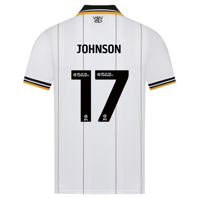 Danxen Enfant Maillot Katie Johnson #17 Orange Noir Blanc Tenues Extérieur 2026/27 T-Shirt