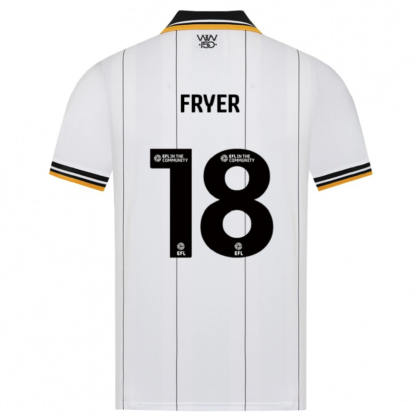 Danxen Enfant Maillot Hannah Fryer #18 Orange Noir Blanc Tenues Extérieur 2026/27 T-Shirt